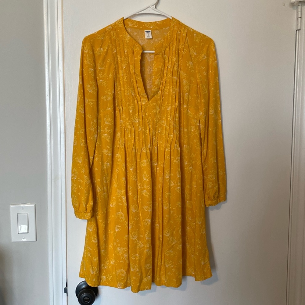 Old Navy Yellow long tunic size small